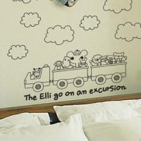 [MK]윈도우데코/엘리와친구들(소풍을가요)