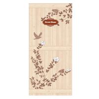 [현관문꾸미기] 벗꽃나무와 새