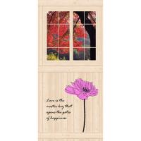 [현관문꾸미기]창문(단풍나무)