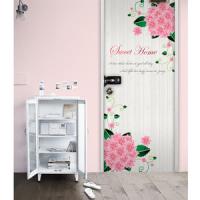 [현관문꾸미기] EW07-핑크플라워