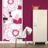 [현관문꾸미기] E22-라인플라워