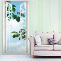 [HP] P51 출입문-이슬잎 (점착식)