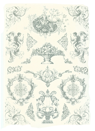 오리엔탈 은색디칼 (109)