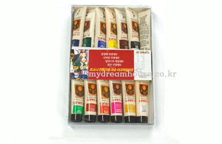 스텐실 조소냐 물감 13set(20ml)