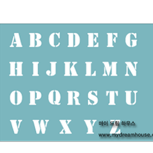 스텐실도안(HJ2601-1)