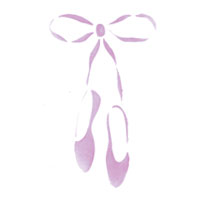 [벽화스텐실도안] 발레슈즈