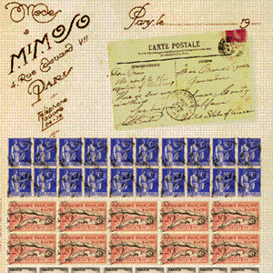 데코레이션 스티커 - 우표