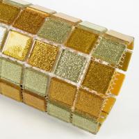 [DO] [모자이크타일]유리모자이크-B19.펄럭셔리골드(1장)