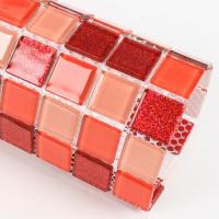 [DO] [모자이크타일]유리모자이크-B14.펄레드피치(1장)