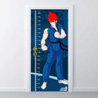 [MK] 현관문시트 _ 태권어벤져 키재기 1