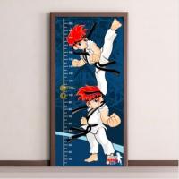 [MK] 현관문시트 _태권파이터 키재기 1