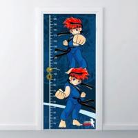 [MK] 현관문시트 _태권파이터 키재기 2