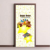 [MK] 현관문시트 _ 베어돌훼미리 별나라이야기~