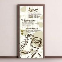 [MK] 현관문시트 _ Human life