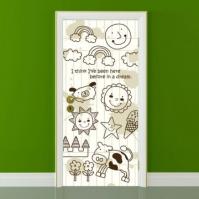 [MK]  현관문시트 _ 스마일 스마일