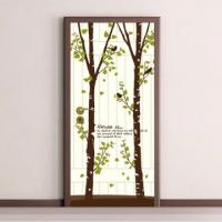 [MK]  현관문시트 _ 새들의 자작나무 1