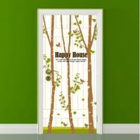 [MK]  현관문시트 _ 새들의 자작나무 3