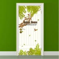 [MK] 현관문시트 _ 새들이 지저귀는 등나무아래에서