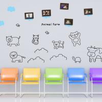 [MK] 액자 그래픽스티커 _ 애니멀팜