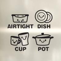 [JD] 요리가 즐거워요-주방수납스티커*10piece*