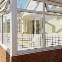 [HA] dc007-스퀘어패턴 반투명유리시트지