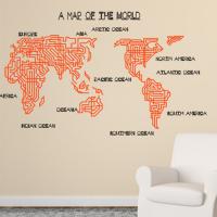 [HA] idk054-세계지도_라인(대형)