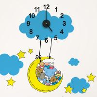 [MK] 디자인시계_엘리_달놀이