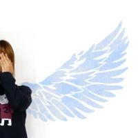 [벽화스텐실도안]RJ-1640날개,천사 -아트월 스텐실 벽화