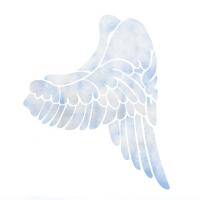 [벽화스텐실도안]RJ-1641날개,천사 -아트월 스텐실 벽화