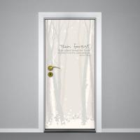 [MK] 현관문시트_이슬내리는 숲