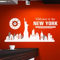 [JD] 무소음 무브먼트 CLOCK_세계의 도시 뉴욕편