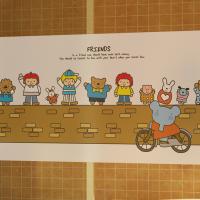 [MK] 컬러안개시트_엘리 담벽락에서 친구들과