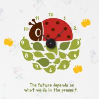 [JD] 무소음 무브먼트 CLOCK_행복한 무당벌레