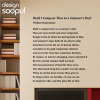 [SO] [래터링]Shall I Compare Thee to a Summer\'s Da