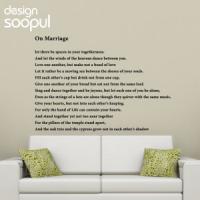 [SO] [래터링]On Marriage