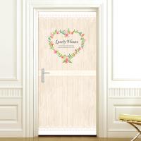 [JD] [현관문시트지] 하트 플라워 프로방스