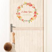 [JD] [현관문시트지] 아이러브유 플라워 ver.1