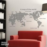 [SO] [건물]세계지도 모던