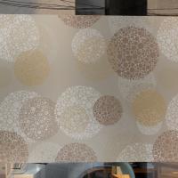 [MK] 고급칼라안개시트-버블버블 브라운패턴