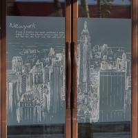 [MK] 고급칼라안개시트_뉴욕시티의 거리(스모키블루)