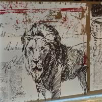 [MK] 고급칼라안개시트_라이온빈티지