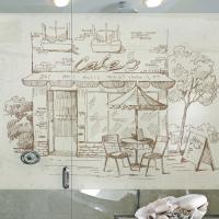 [MK] 고급칼라안개시트_카페가 있는 거리01