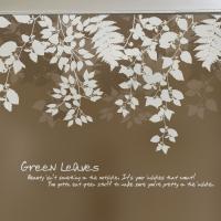 [MK] 고급칼라안개시트_행복한 풀잎 이야기(브라운)