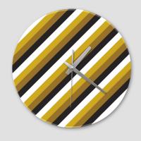 [SO] [디자인 시계]브라운 스트라이프