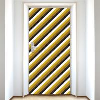 [SO] [현관문] 브라운 사선 스트라이프