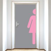 [SO] [현관문] 픽토그램 여자화장실