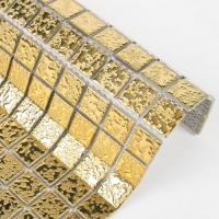 [DO] [모자이크타일]자기질모자이크-워터골드(메탈금장)25mm  (박스22장)