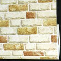 [SD] 접착식 단열벽지 (SDN-26313) 브릭 브라운