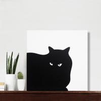  [WS]캔퍼스액자- The Black Cat