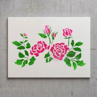 스텐실 민화 액자 만들기세트24